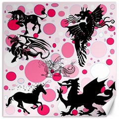 Fantasy In Pink Canvas 20  X 20  (unframed) by StuffOrSomething