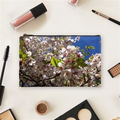 Cherry Blossoms Cosmetic Bag (medium) by DmitrysTravels