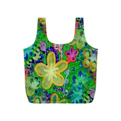 Beautiful Flower Power Batik Reusable Bag (s) by rokinronda