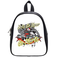 Lets Race Go Karts School Bag (small) by MegaSportsFan