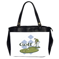 Classic Golf Oversize Office Handbag (two Sides) by MegaSportsFan