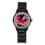 Elegant Writer Sport Metal Watch (Black) Front