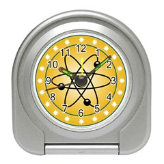 Atom Symbol Desk Alarm Clock by StuffOrSomething