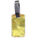 Brain Map Luggage Tag (Two Sides) Back