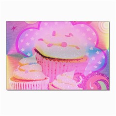 Cupcakes Covered In Sparkly Sugar Postcards 5  X 7  (10 Pack) by StuffOrSomething