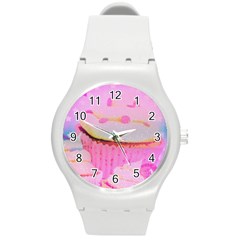 Cupcakes Covered In Sparkly Sugar Plastic Sport Watch (medium) by StuffOrSomething