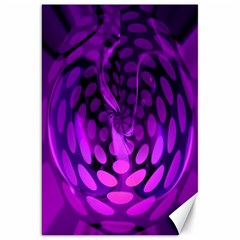 Abstract In Purple Canvas 20  X 30  (unframed) by FunWithFibro