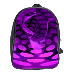 Abstract In Purple School Bag (xl) by FunWithFibro