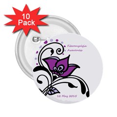 2015 Awareness Day 2 25  Button (10 Pack) by FunWithFibro