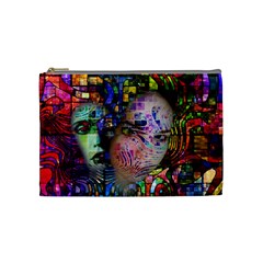 Artistic Confusion Of Brain Fog Cosmetic Bag (medium) by FunWithFibro