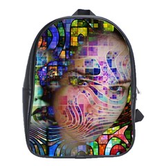 Artistic Confusion Of Brain Fog School Bag (xl) by FunWithFibro