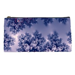 Pink And Blue Morning Frost Fractal Pencil Case by Artist4God