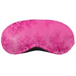 Soft Pink Frost of Morning Fractal Sleeping Mask Front