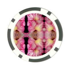 Pink Gladiolus Flowers Poker Chip (10 Pack) by Artist4God