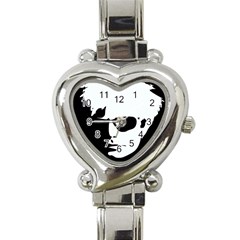 Warhol Heart Italian Charm Watch  by icarusismartdesigns