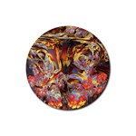 Abstract 4 Drink Coaster (Round) Front