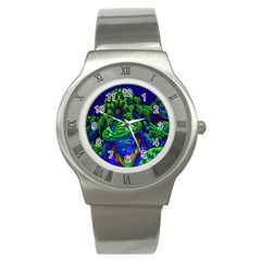 Abstract 1x Stainless Steel Watch (slim) by icarusismartdesigns