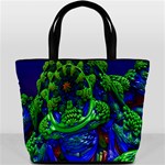 Abstract 1x Bucket Handbag Back