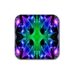 Alien Snowflake Drink Coasters 4 Pack (square) by icarusismartdesigns