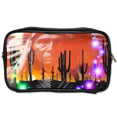 Ghost Dance Travel Toiletry Bag (two Sides) by icarusismartdesigns