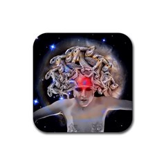 Medusa Drink Coaster (square) by icarusismartdesigns