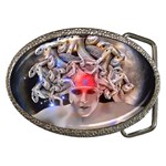 Medusa Belt Buckle (Oval) Front