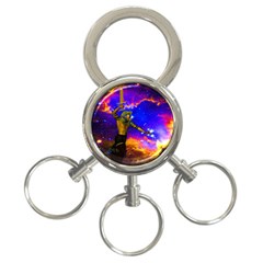 Star Fighter 3-ring Key Chain by icarusismartdesigns