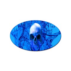 Alien Blue Sticker 10 Pack (oval) by icarusismartdesigns