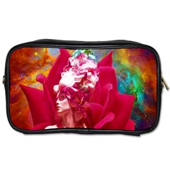 Star Flower Travel Toiletry Bag (two Sides) by icarusismartdesigns