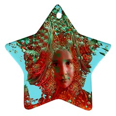 Flower Horizon Star Ornament by icarusismartdesigns