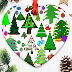 Oh Christmas Tree Heart Ornament by StuffOrSomething