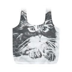 Kitten Bag Reusable Bag (m) by JUNEIPER07