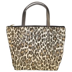 Chocolate Leopard  Bucket Handbag by OCDesignss