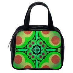 Neon Green  Classic Handbag (one Side) by OCDesignss