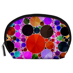 Bling Polka Dot Accessory Pouch (large) by OCDesignss