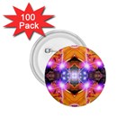 Abstract Flower 1.75  Button (100 pack) Front