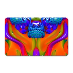 Lava Creature Magnet (rectangular) by icarusismartdesigns