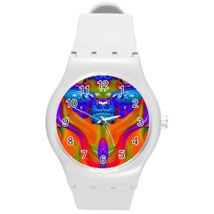 Lava Creature Plastic Sport Watch (medium) by icarusismartdesigns