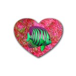 Fish Drink Coasters 4 Pack (Heart)  Front