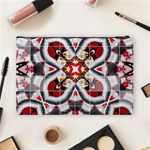 Fashion Girl Red Cosmetic Bag (Large) Back