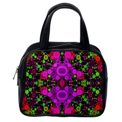 Abstract Florescent Unique  Classic Handbag (one Side) by OCDesignss