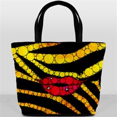 Mouthy Zebra  Bucket Handbag by OCDesignss