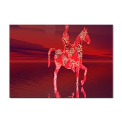 Riding At Dusk A4 Sticker 100 Pack by icarusismartdesigns