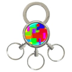 Pattern 3-ring Key Chain by Siebenhuehner