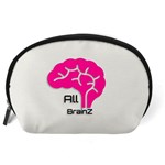 All Brains Leather  Accessory Pouch (Large) Back