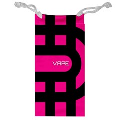 Hot Pink Black Vape  Jewelry Bag by OCDesignss