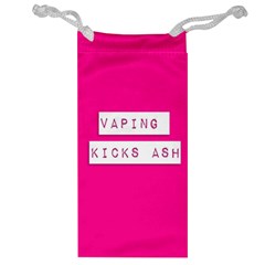 Vaping Kicks Ash Pink  Jewelry Bag by OCDesignss