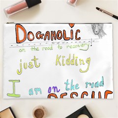 D0gaholic Cosmetic Bag (xxl) by Rokinart