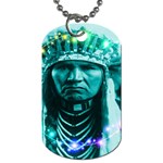 Magical Indian Chief Dog Tag (One Sided) Front