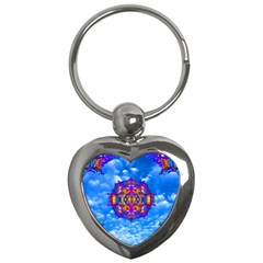 Sky Horizon Key Chain (heart) by icarusismartdesigns